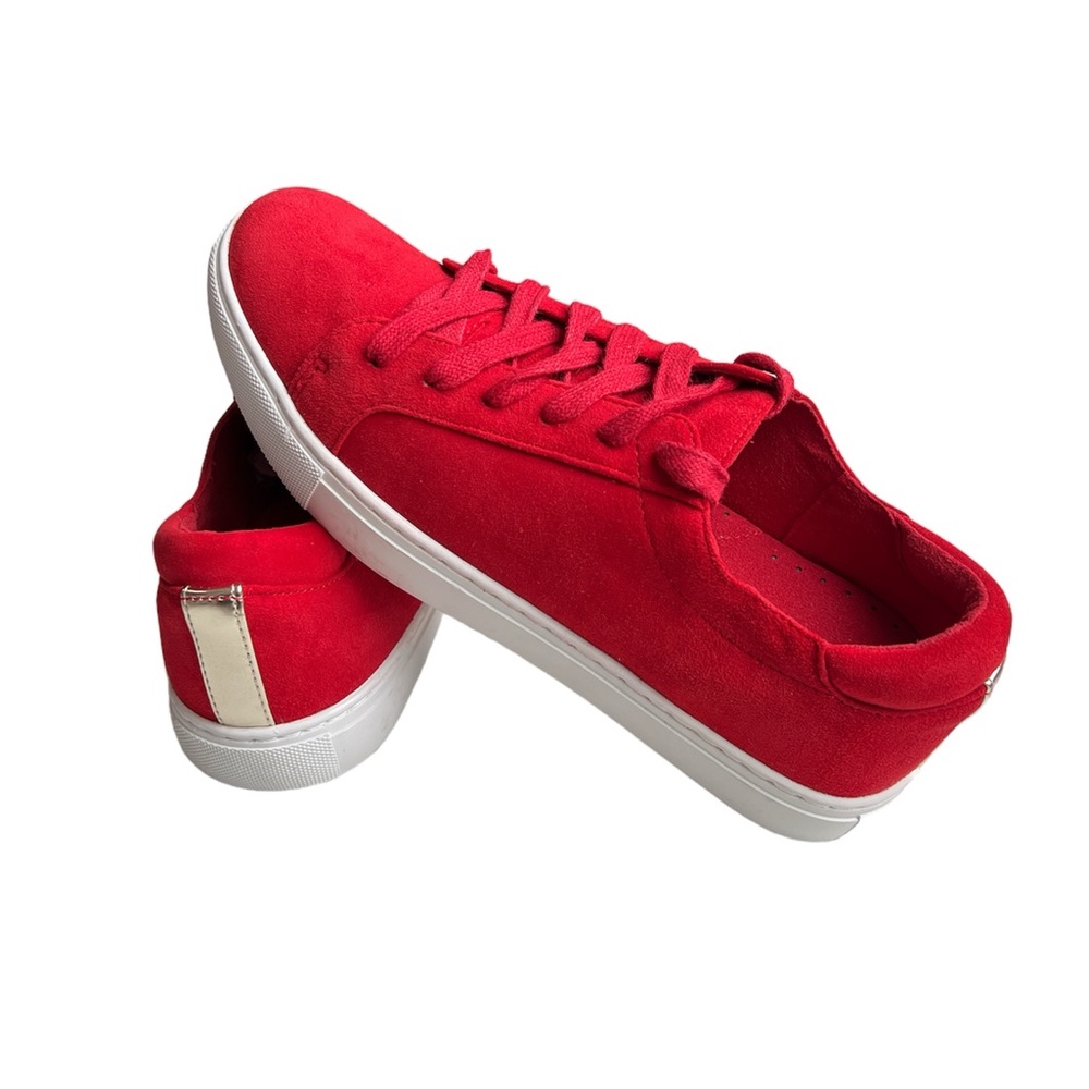 NWOT Kenneth Cole Sneakers rare swede color Red